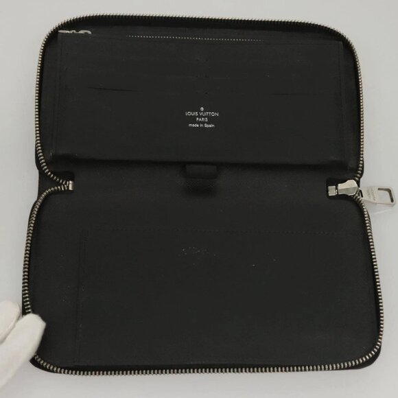LOUIS VUITTON Epi Zippy Organizer Long Wallet Black M63852 LV Auth - Picture 4 of 16
